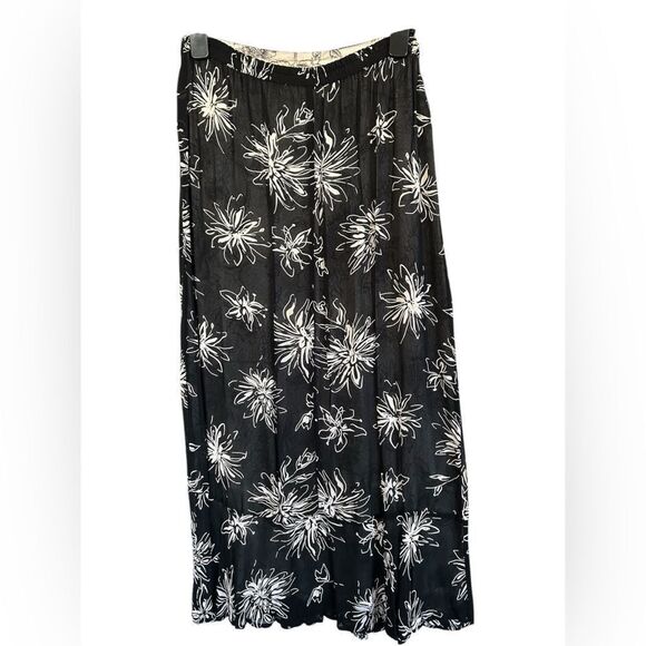 Shelly & Arnold Vtg Reversible Long Floral Boho Festival Feminine Maxi Skirt M - Picture 2 of 13